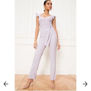 Superdown Lavender Jumpsuit